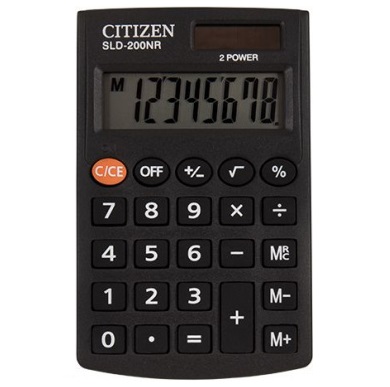 Калькулятор Citizen SLD-200NR черный