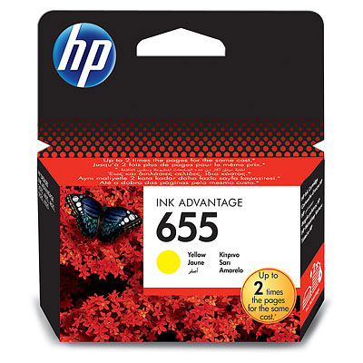 Картридж для принтера и МФУ HP CZ112AE 655 Yellow Ink Cartridge