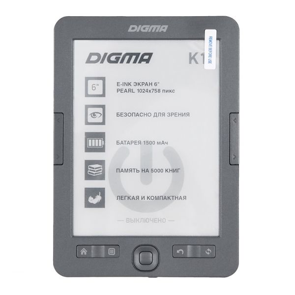 Электронная книга Digma K1 6